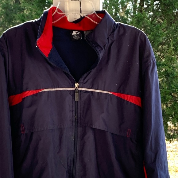 Retro Starter Windbreaker Jacket Mens Medium - Picture 2 of 6